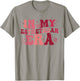In My Esthetician Era Retro Groovy Beautician Makeup Artist T-Shirt - T-Shirt | Sand