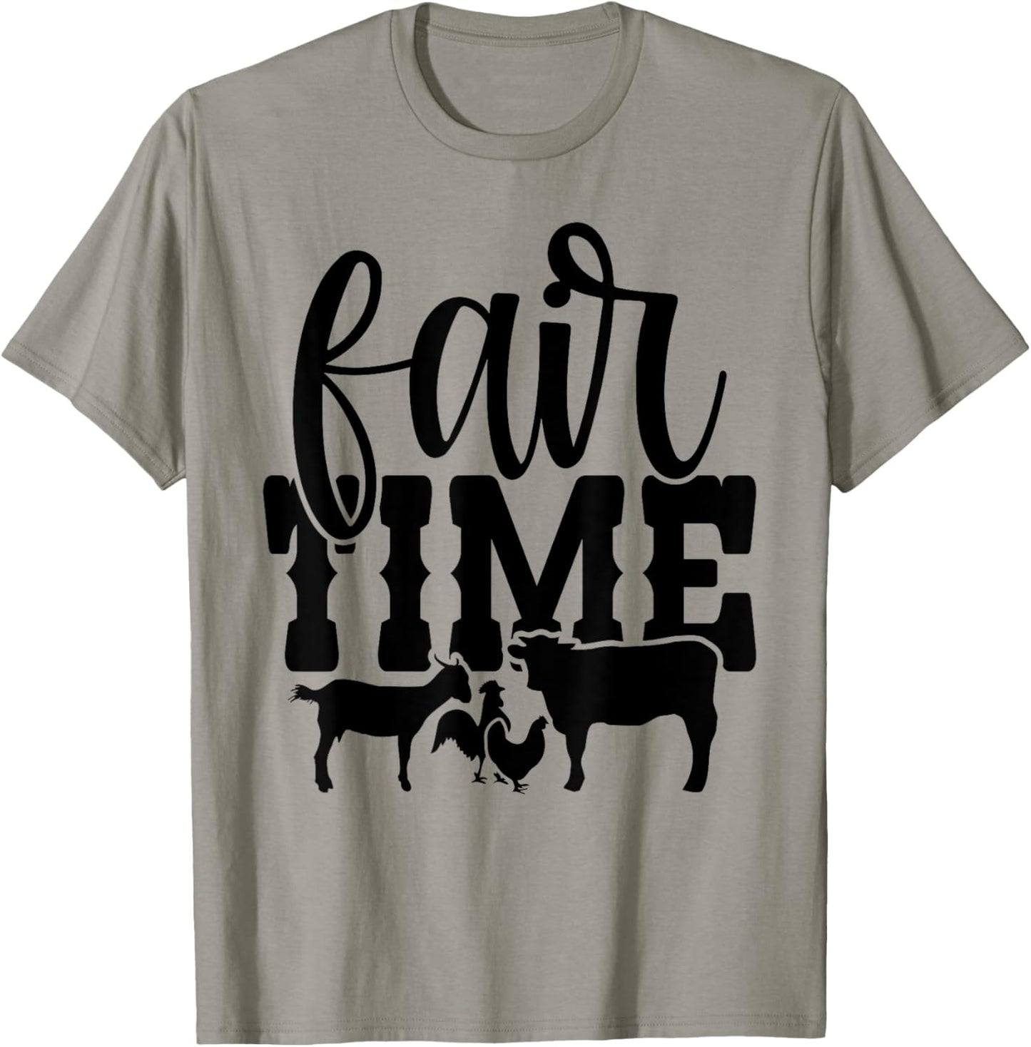 County Fair / State Fair Celebrate Food Summer Livestock T-Shirt - T-Shirt | Sand