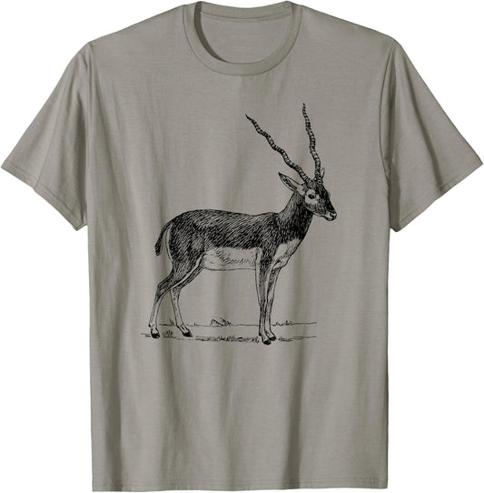 Antelope Animal T-Shirt - T-Shirt | Sand