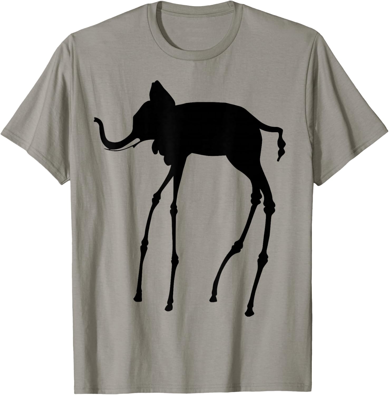The Elephant by Dali T-Shirt - T-Shirt | Sand