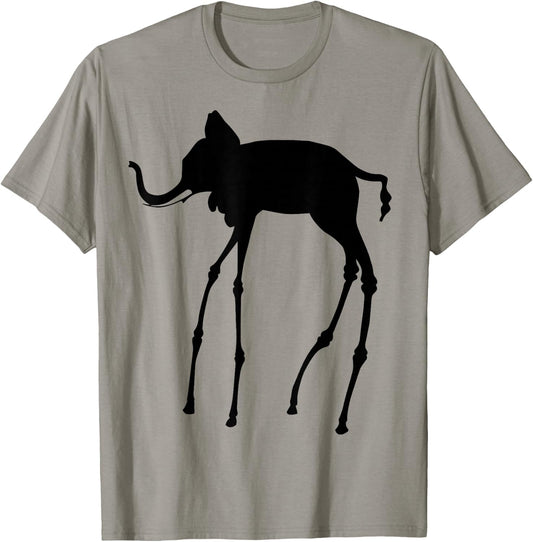 The Elephant by Dali T-Shirt - T-Shirt | Sand