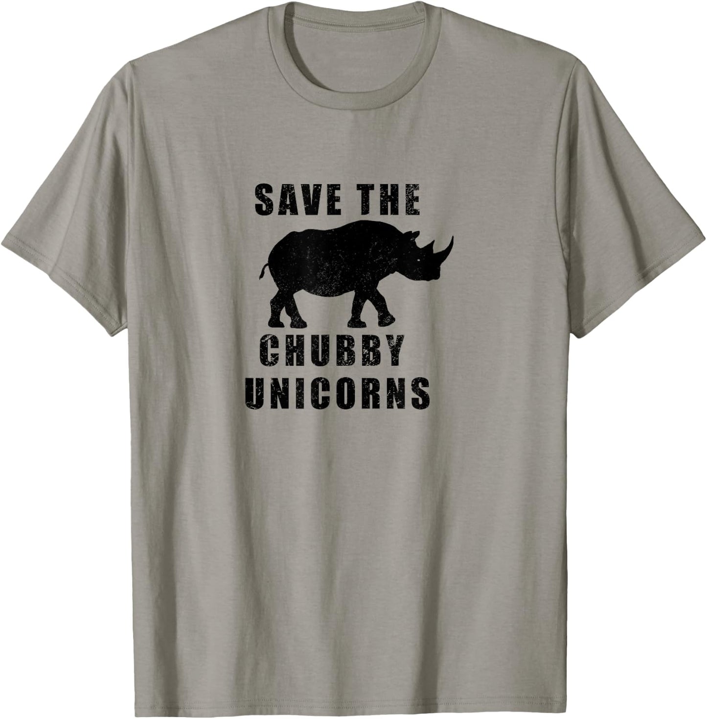 Save The Chubby Unicorns Funny T-Shirt - T-Shirt | Sand