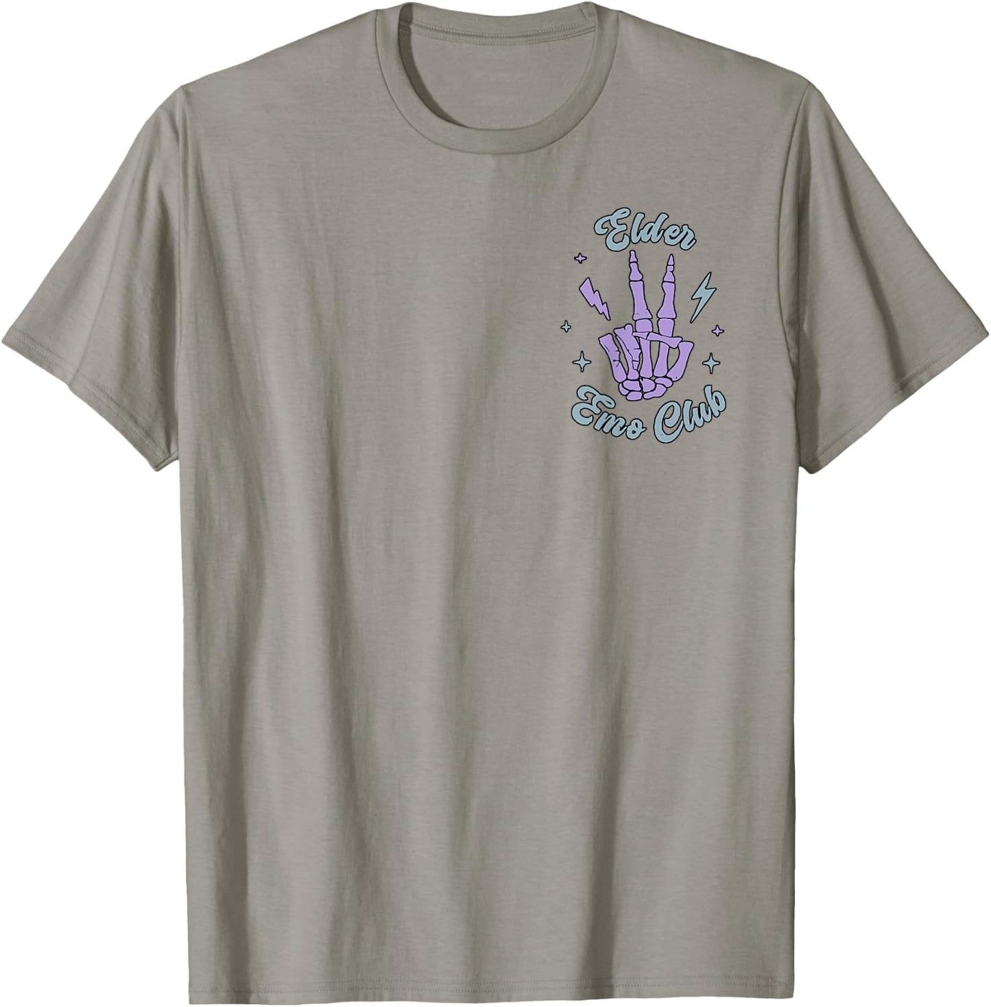 Elder Emo Club Still In My Emo Phase ( 2 Sided) T-Shirt - T-Shirt | Sand