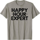 Happy Hour Expert Vintage T-Shirt - T-Shirt | Sand