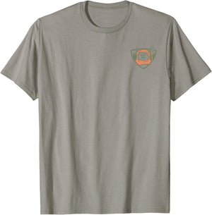 Star Wars Ewok Park Ranger Endor Forest Front & Back T-Shirt - T-Shirt | Sand