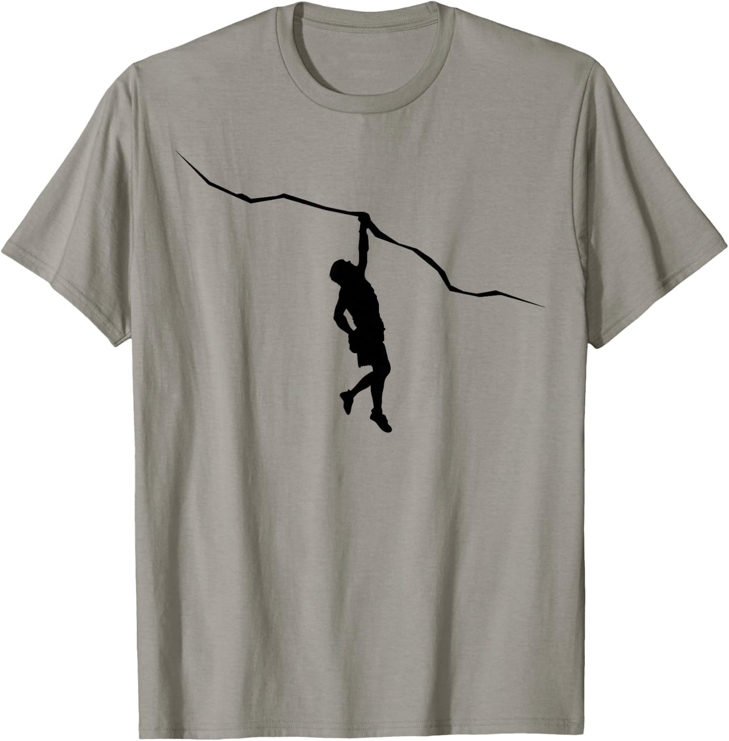 Climbing Climber Bouldering T-Shirt - T-Shirt | Sand