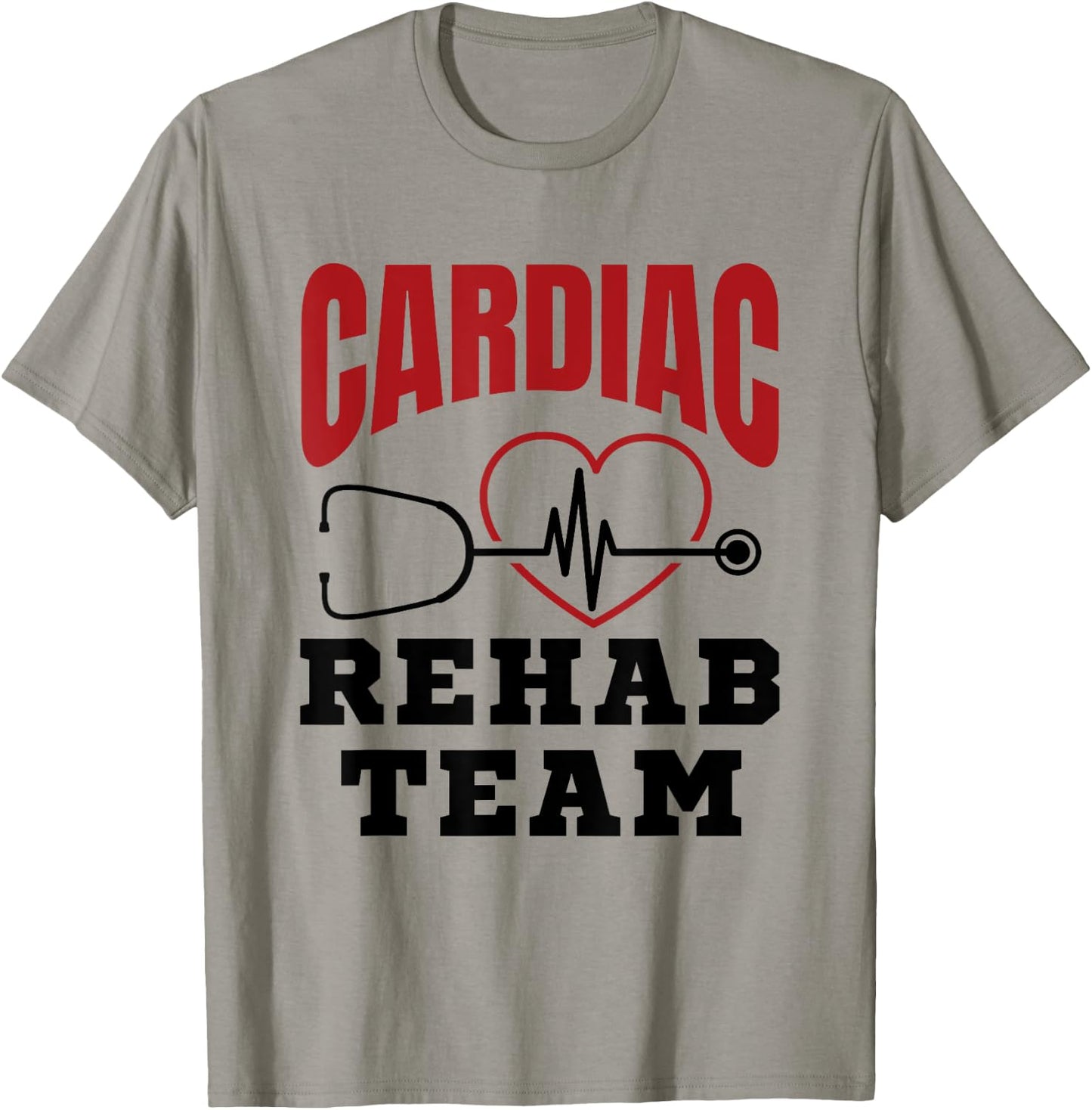 Cardiac Rehab Team T-Shirt - T-Shirt | Sand