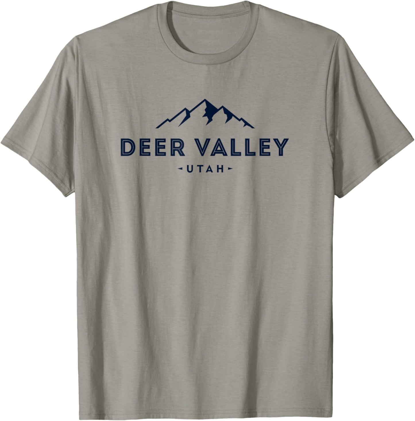 Deer Valley Utah Souvenir UT Mountain Vintage T-Shirt - T-Shirt | Sand