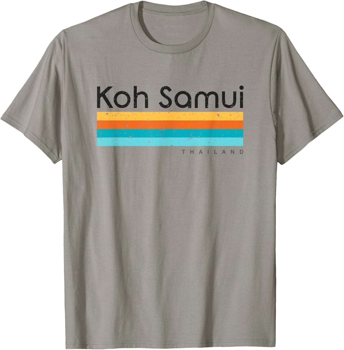 Vintage Koh Samui Thailand Retro Design T-Shirt - T-Shirt | Sand