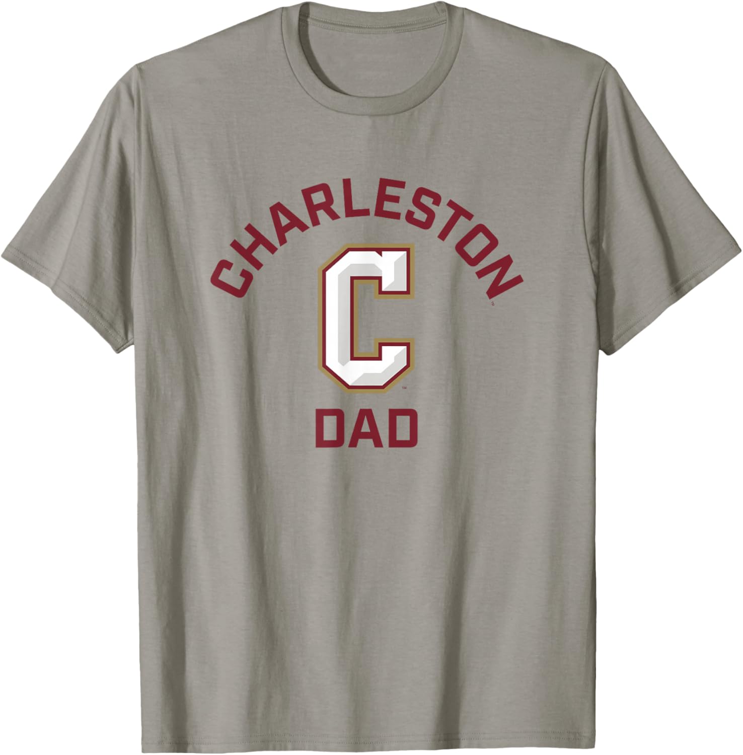 College of Charleston Cougars Arched Dad T-Shirt - T-Shirt | Sand