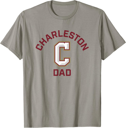 College of Charleston Cougars Arched Dad T-Shirt - T-Shirt | Sand
