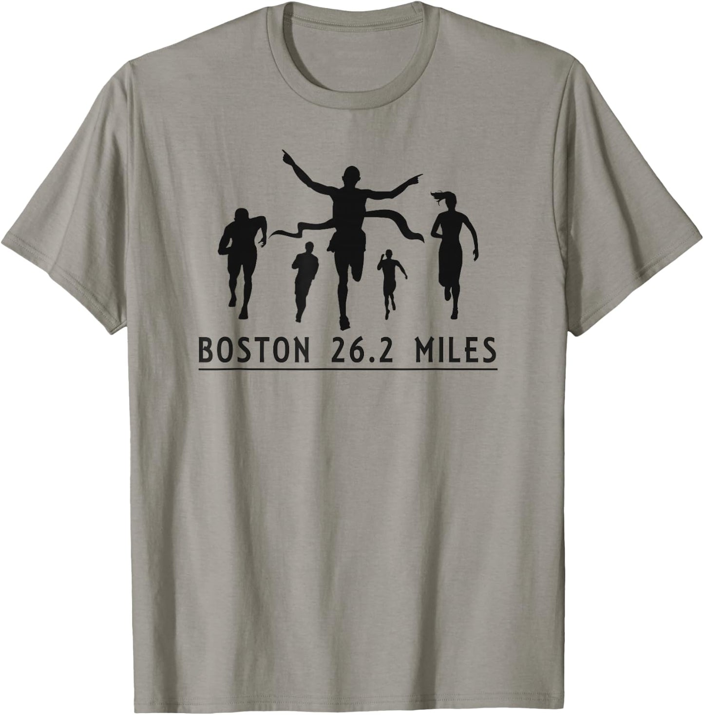 Boston 26.2 Miles Marathon 2020 Running Run Gift T-Shirt - T-Shirt | Sand