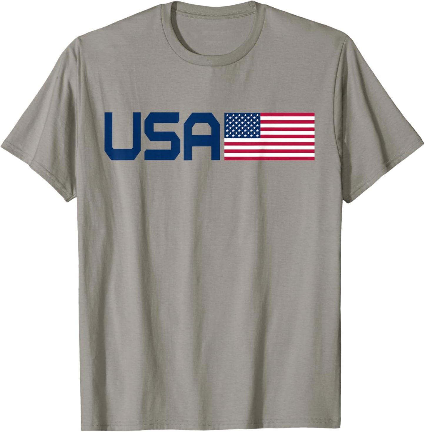 American Patriotic Design Men Women 4th of July USA Flag T-Shirt - T-Shirt | Sand
