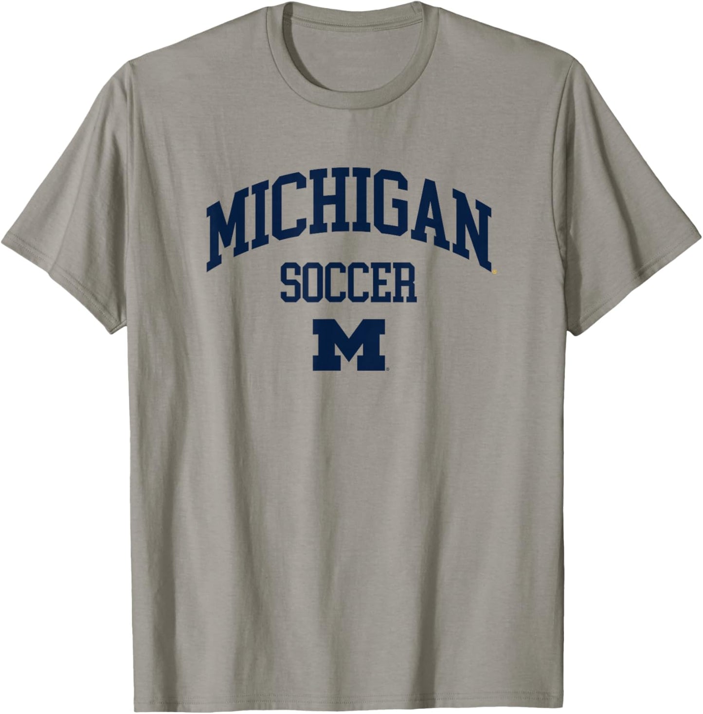 University of Michigan Wolverines U of M Soccer T-Shirt - T-Shirt | Sand