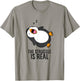 Lazy Penguin The Struggle Is Real T-Shirt - T-Shirt | Sand
