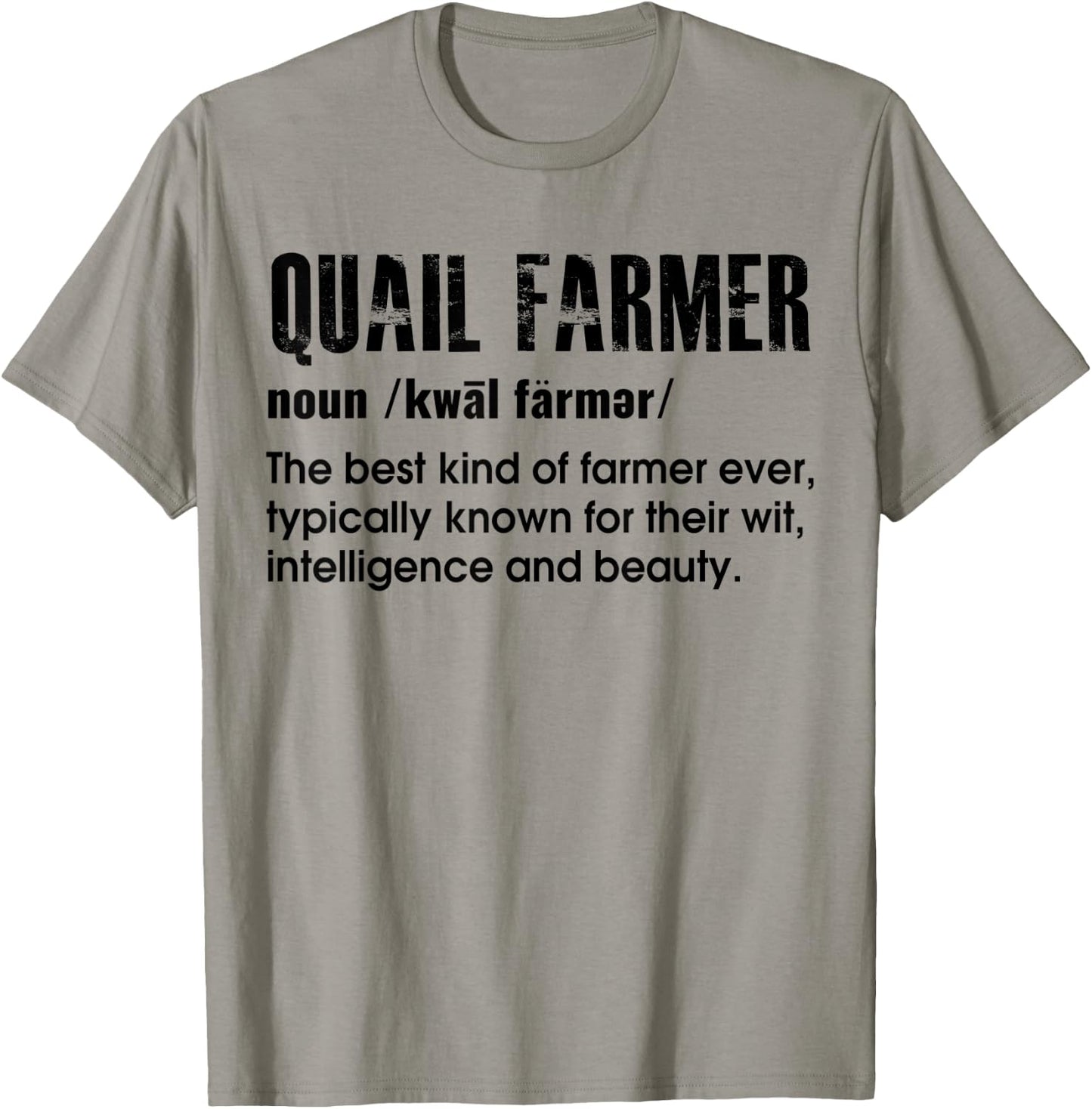 Quail Farmer Gift Quail T-Shirt - T-Shirt | Sand