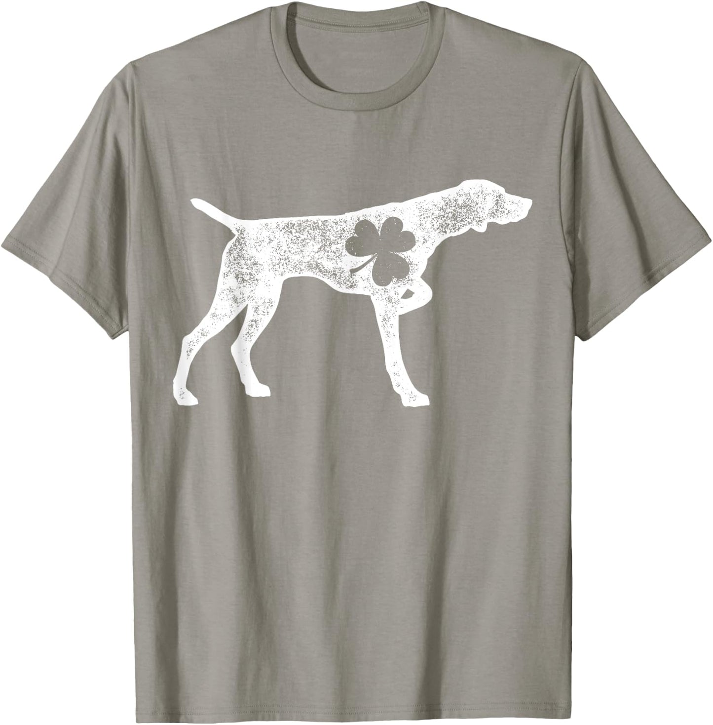 German Shorthaired Pointer St Patrick's Day Boys Shamrock Dog T-Shirt - T-Shirt | Sand
