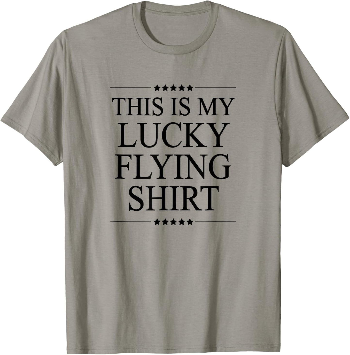 This is My Lucky Flying Shirt Funny Airplane Top Graphic T-Shirt - T-Shirt | Sand