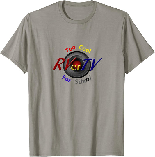 RVerTV too cool for school T-Shirt - T-Shirt | Sand