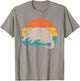 Animal Lover Outdoors Wild Nature Wildlife Retro Armadillo T-Shirt - T-Shirt | Sand