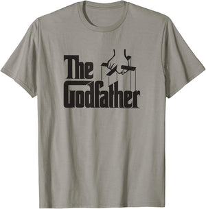 Ripple Junction The Godfather Logo , Men's & Women's -Adults Grey Cotton Classic Fit , Small, Short Sleeve, , Novelty Movie T-Shirt - T-Shirt | Sand