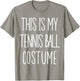 Tennis Ball Costume Funny Tennis Player Halloween Costume T-Shirt - T-Shirt | Sand