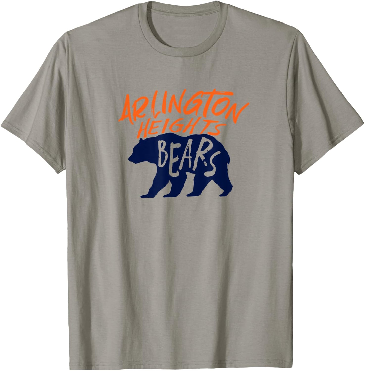 Arlington Heights Bears Football Team Touchdown Retro T-Shirt - T-Shirt | Sand