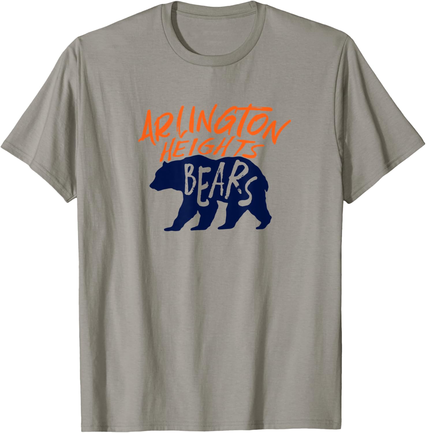 Arlington Heights Bears Football Team Touchdown Retro T-Shirt - T-Shirt | Sand