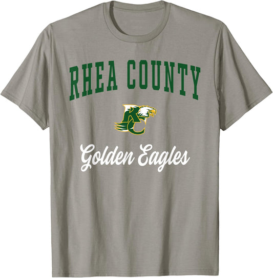 Rhea County High School Golden Eagles T-Shirt - T-Shirt | Sand