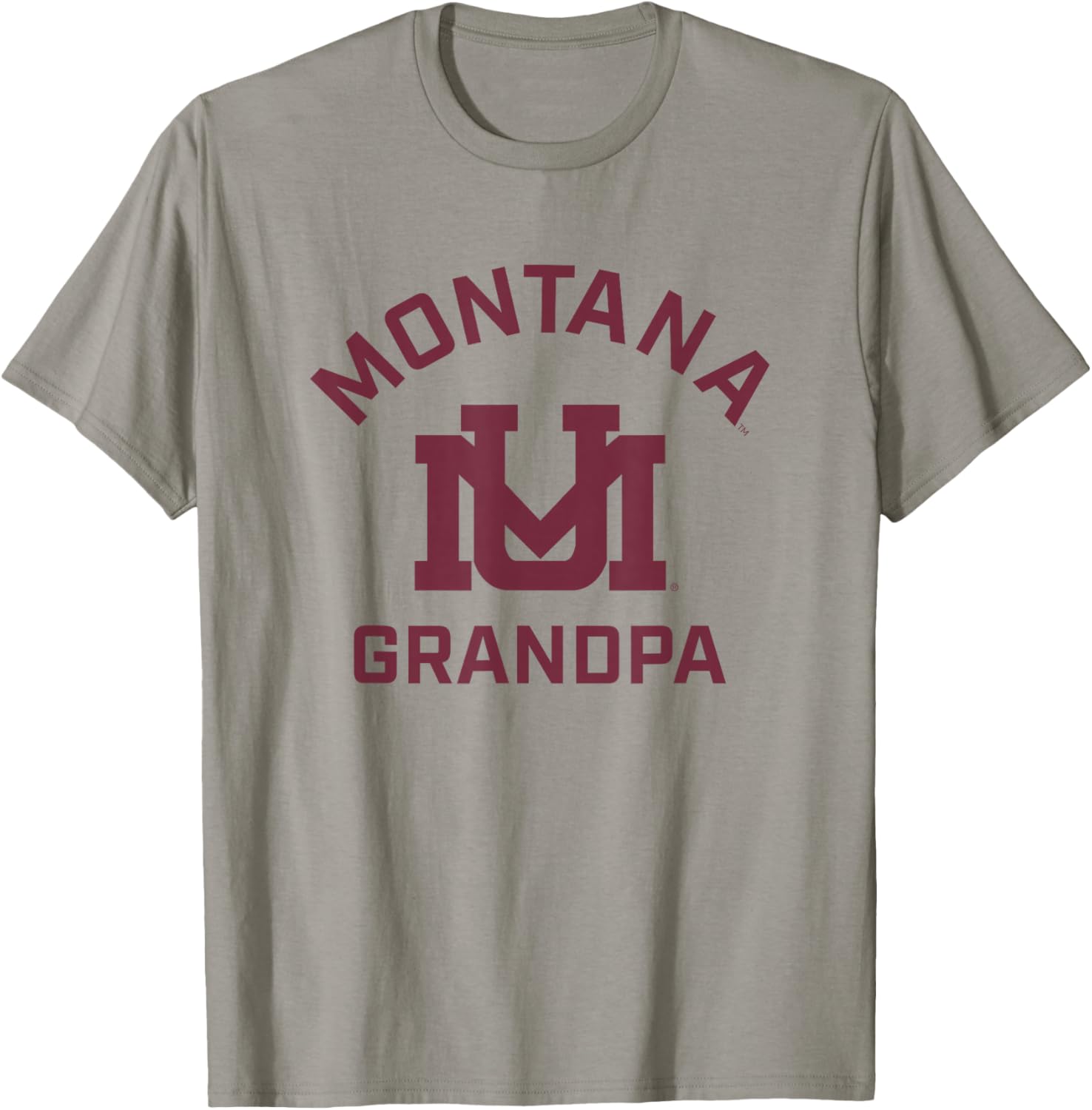 University of Montana Grizzlies Arched Grandpa T-Shirt - T-Shirt | Sand
