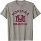 University of Montana Grizzlies Arched Grandpa T-Shirt - T-Shirt | Sand