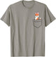 Fox In The Pocket Cute Baby Pocket Fox T-Shirt - T-Shirt | Sand