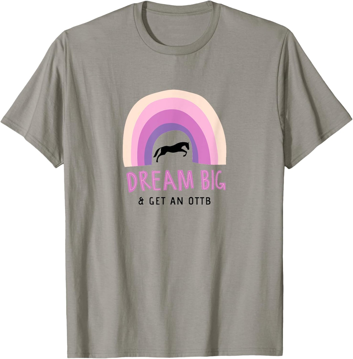 Off Track Thoroughbred, OTTB T-Shirt - T-Shirt | Sand