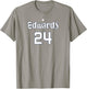 Aaliyah Edwards - 24 - Washington D.C. Basketball T-Shirt - T-Shirt | Sand