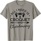 Croquet Shirts Club Gift Croquet And Chardonnay T-Shirt - T-Shirt | Sand