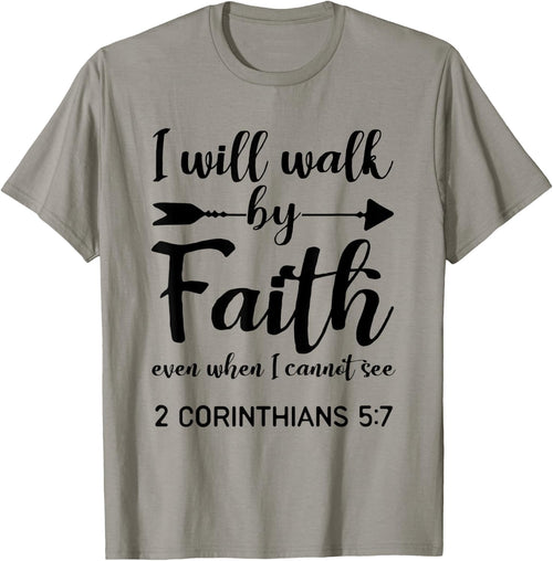 I Will Walk By Faith When I Cannot See Christian Gift