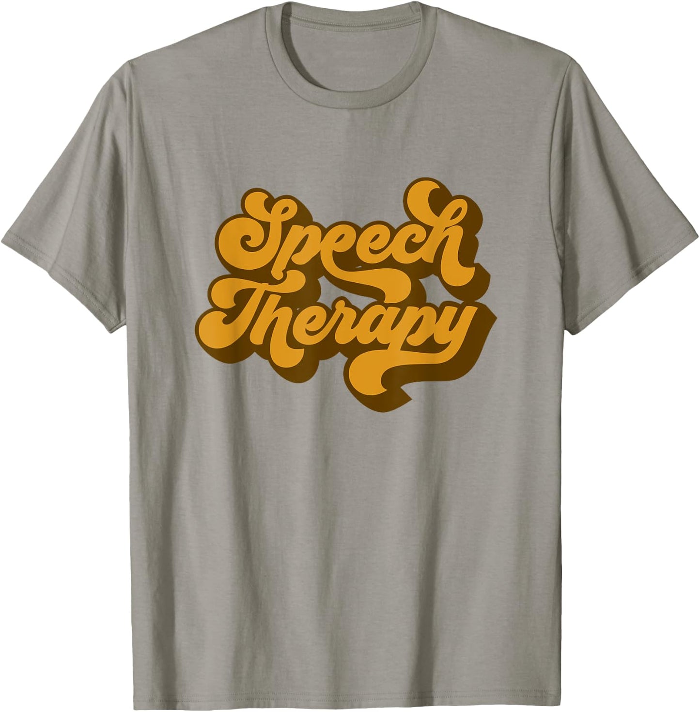 Speech Therapy Vintage Retro T-Shirt - T-Shirt | Sand