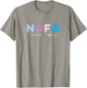 NOFO North Fork Long Island Colorful Vacation T-Shirt - T-Shirt | Sand