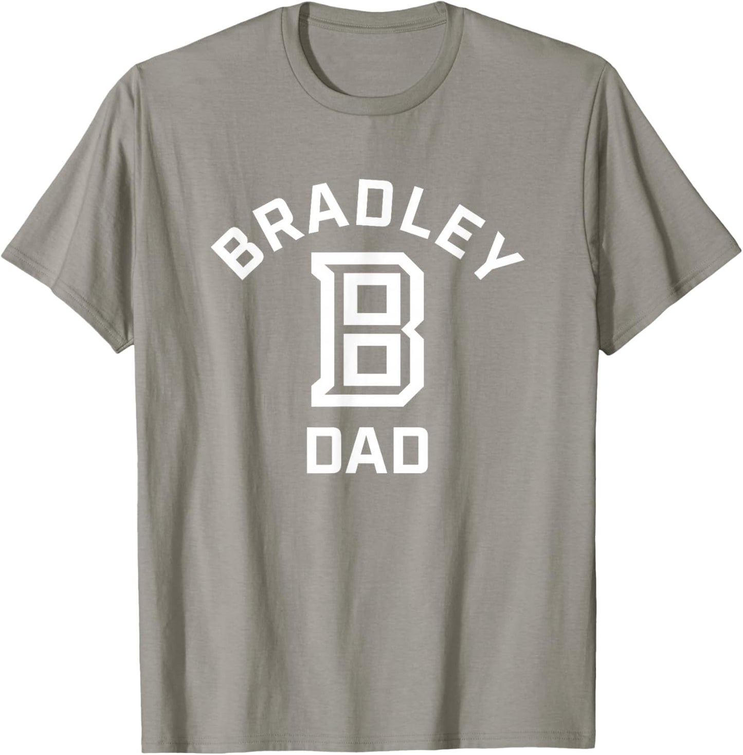 Bradley University Braves Arched Dad T-Shirt - T-Shirt | Sand