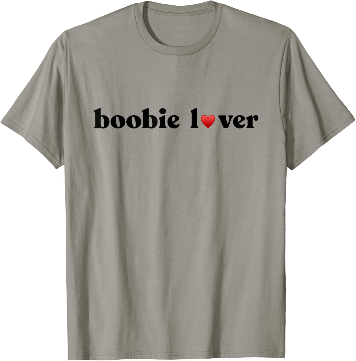 boobie lover Breast Cancer Awareness T-Shirt - T-Shirt | Sand