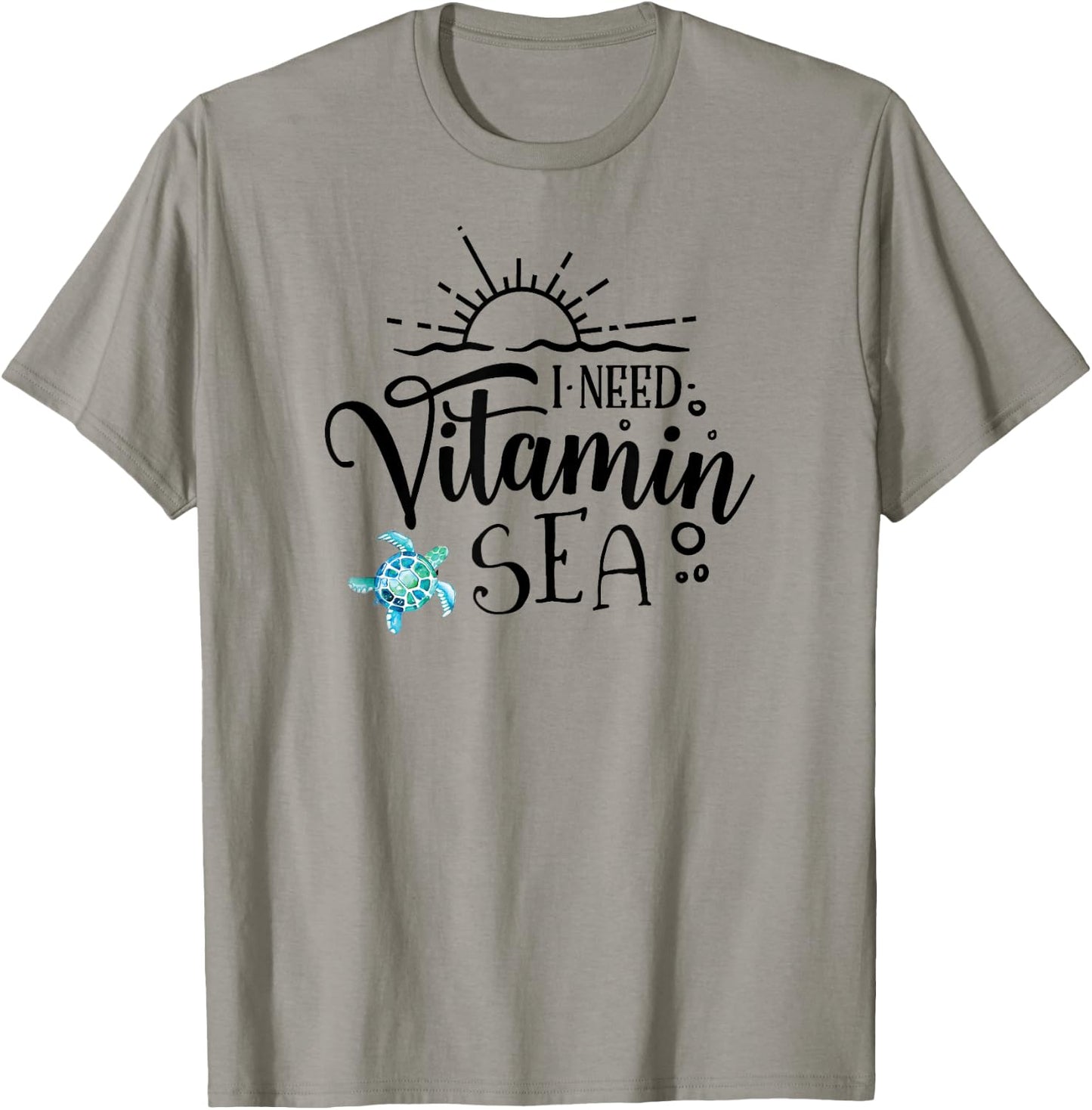 I Need Vitamin Sea Summer Women T-Shirt - T-Shirt | Sand