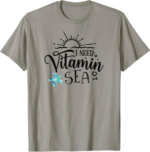 I Need Vitamin Sea Summer Women T-Shirt - T-Shirt | Sand
