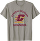 Central Michigan University CMU Chippewas Arched Grandpa T-Shirt - T-Shirt | Sand