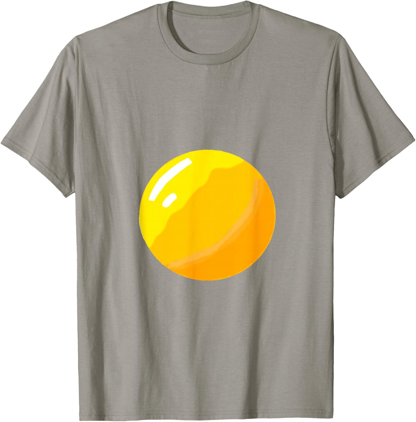 Fried Egg Costume Breakfast Food Sunny Side Up Egg Yolk T-Shirt - T-Shirt | Sand
