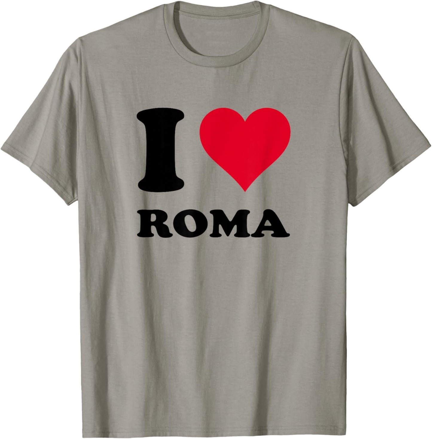 Heart Motif I Love Roma T-Shirt - T-Shirt | Sand