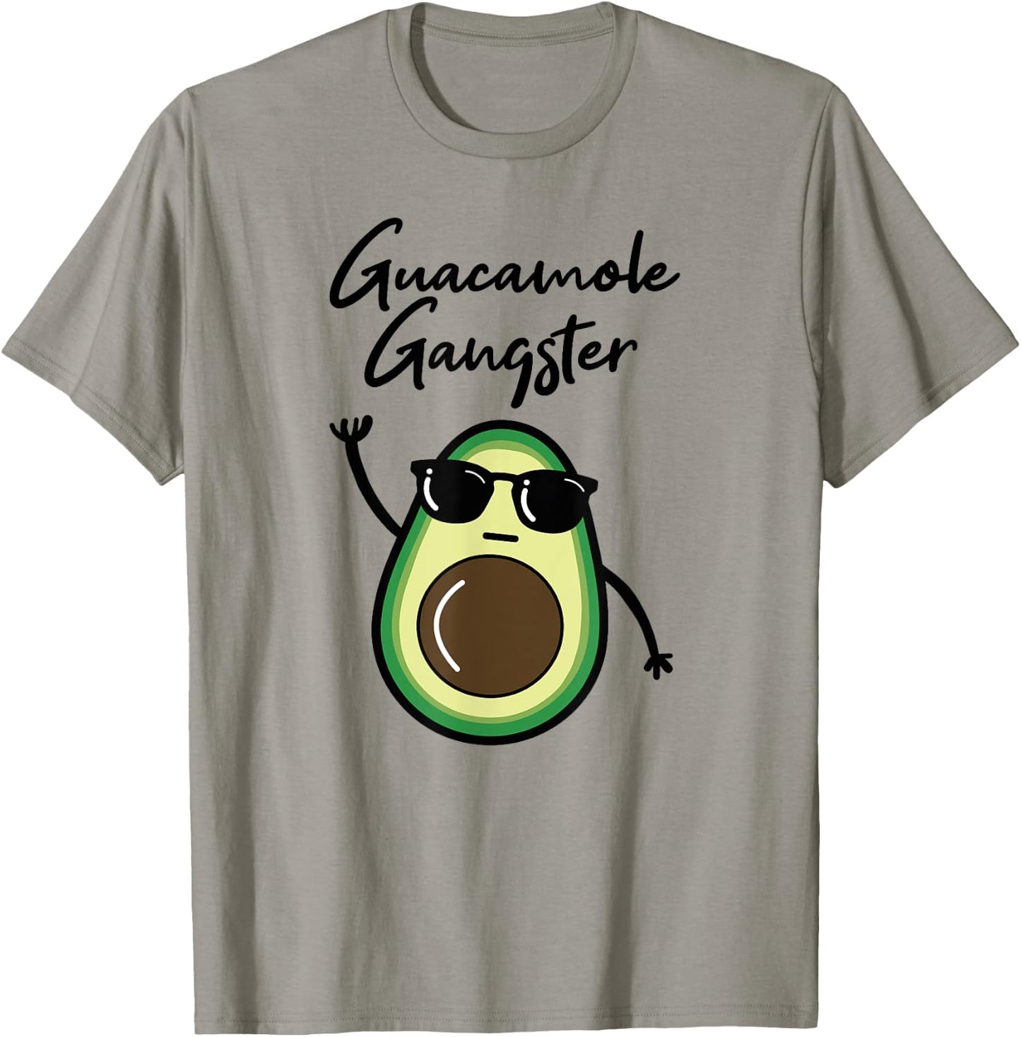 Guacamole Gangster Shirt, Funny Avocado Gangsta , Cinco Mayo T-Shirt - T-Shirt | Sand