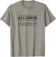 ALCOHOL Because No Good Story Started With a Salad | Funny T-Shirt - T-Shirt | Sand