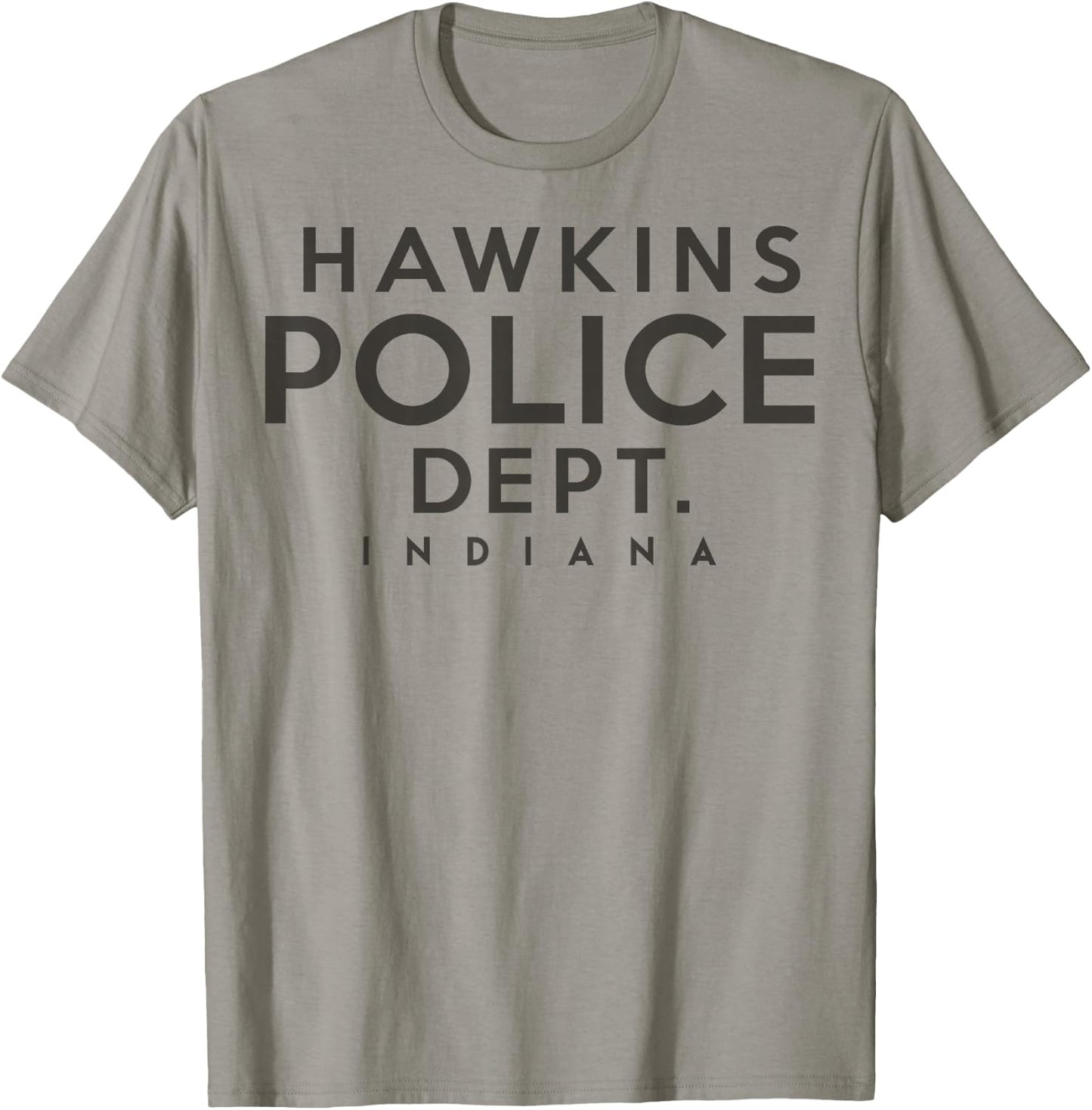 Netflix Stranger Things Hawkins Police Dept. Indiana T-Shirt - T-Shirt | Sand