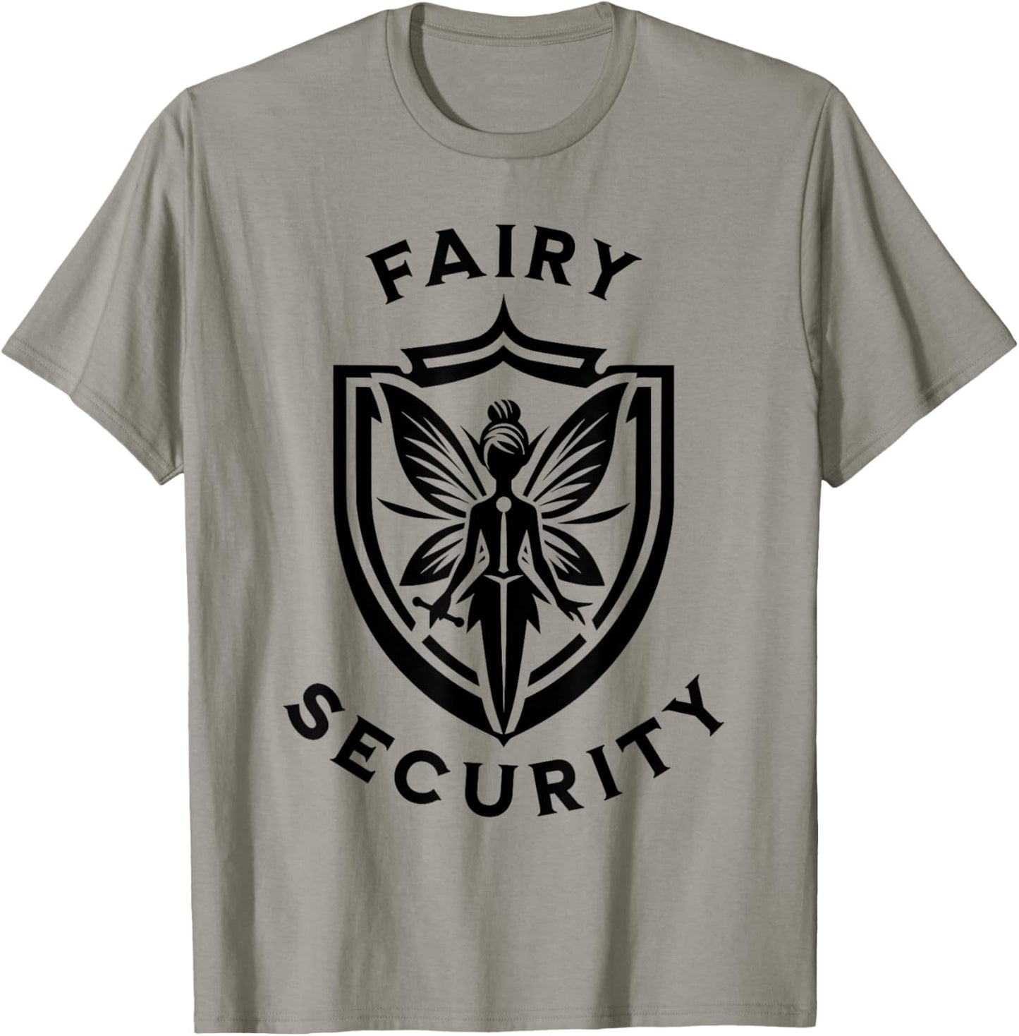 Fairy Security Halloween Costume Mom Dad Adult Big Daughter T-Shirt - T-Shirt | Sand