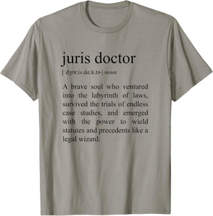 Juris Doctor Definition, Law School Graduation T-Shirt - T-Shirt | Sand